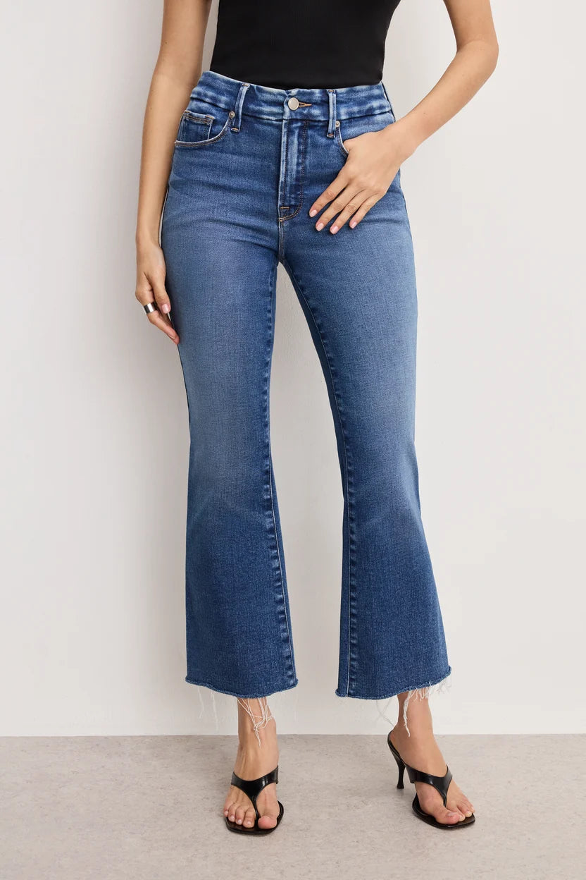Good Legs Cropped Mini Boot Jeans