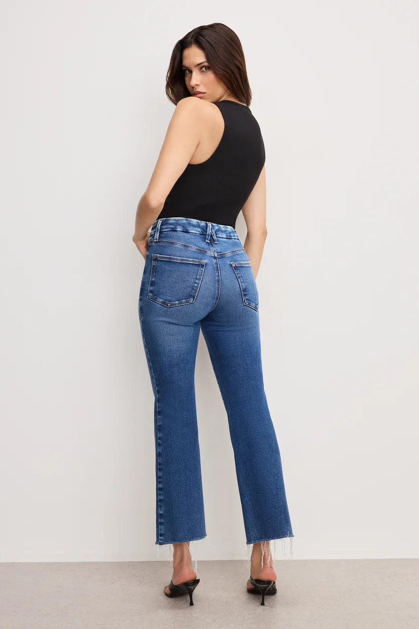 Good Legs Cropped Mini Boot Jeans