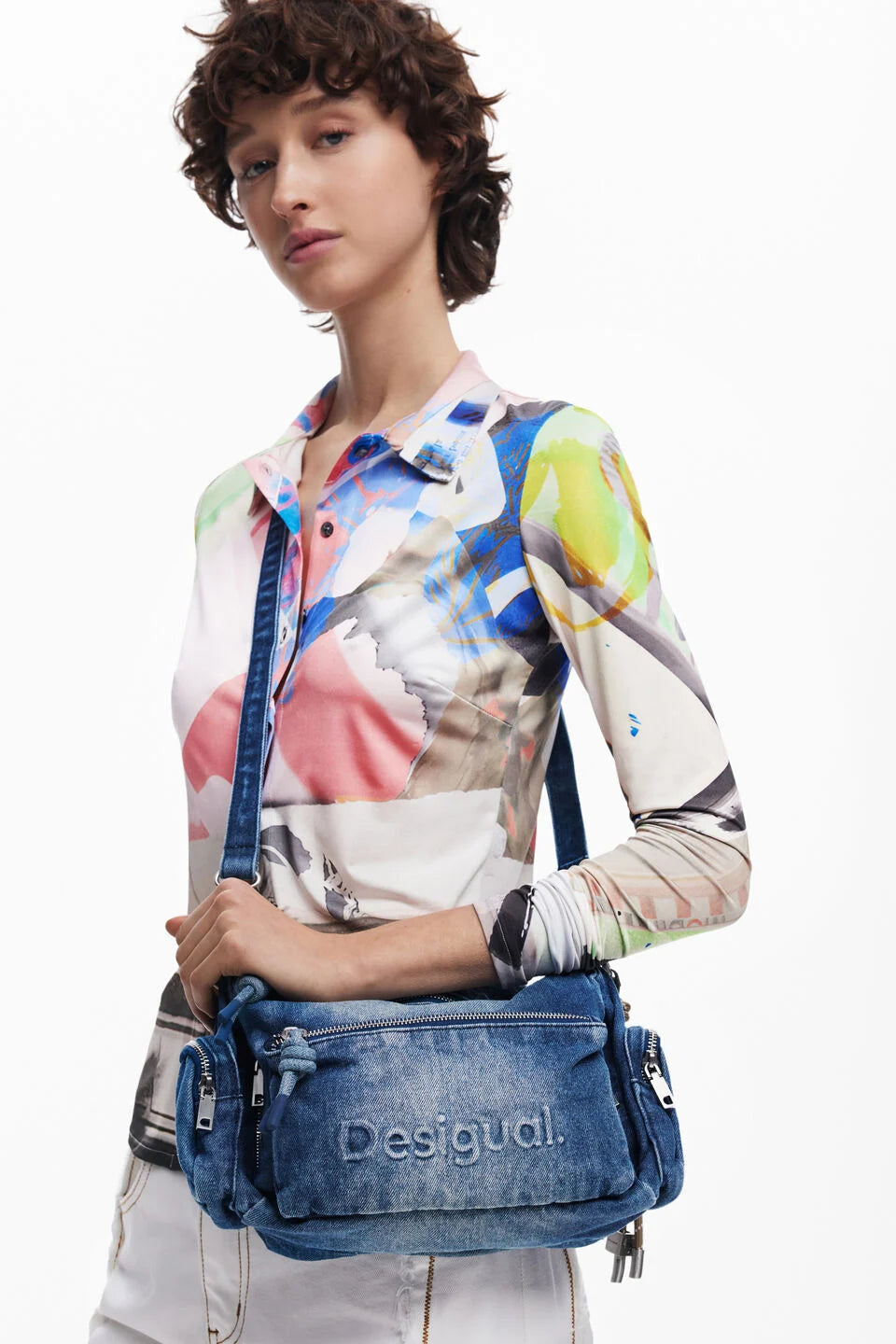 Small Denim Handbag Desigual.