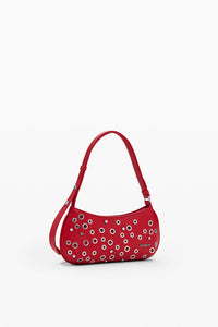 Red Studded Handbag