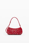 Red Studded Handbag