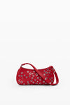 Red Studded Handbag