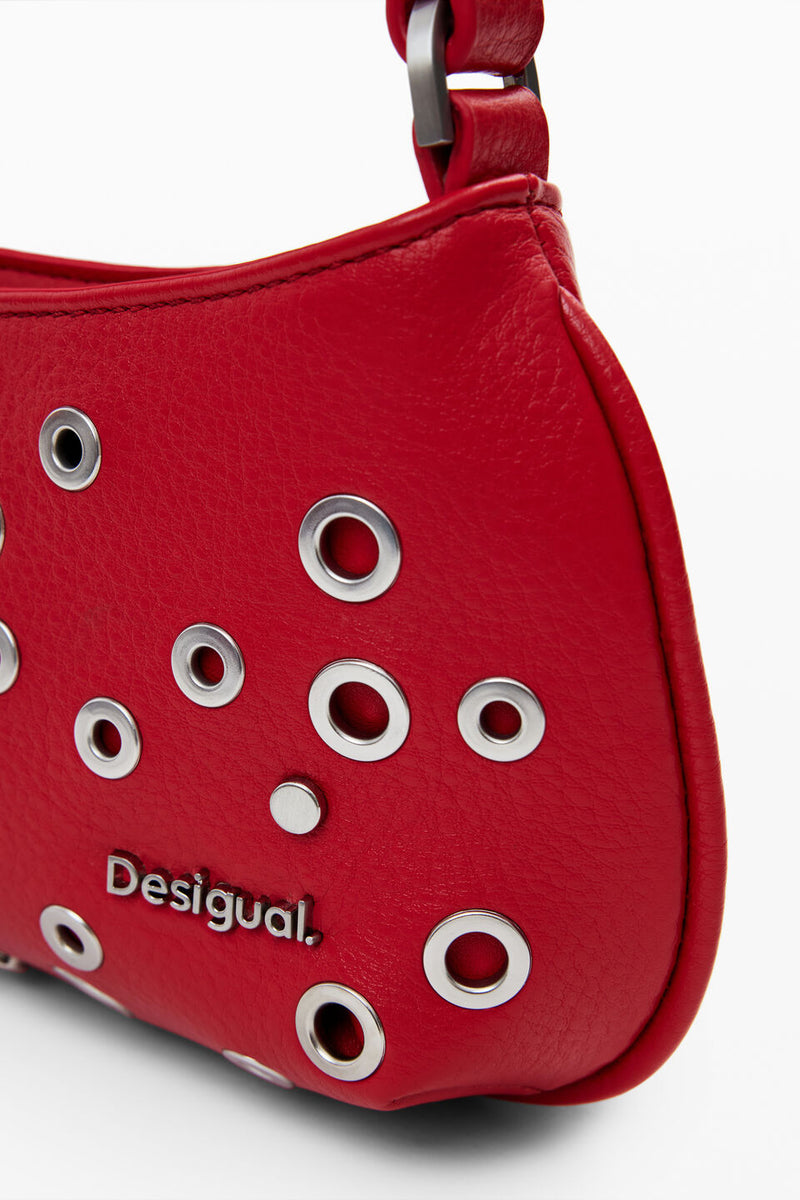 Red Studded Handbag