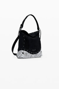 Medium Convertible Snake Backpack – Faux Leather 2-in-1 Bag Desigual.