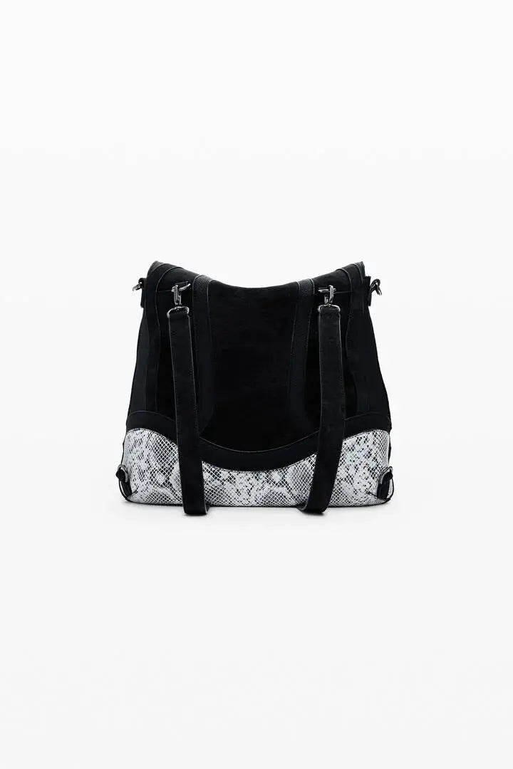 Medium Convertible Snake Backpack – Faux Leather 2-in-1 Bag Desigual.