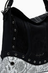 Medium Convertible Snake Backpack – Faux Leather 2-in-1 Bag Desigual.