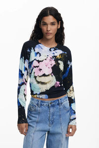 Sweater designed by Mr. Christian Lacroix Desigual.