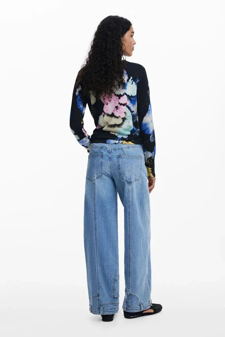 Sweater designed by Mr. Christian Lacroix Desigual.