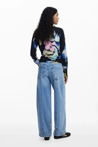 Sweater designed by Mr. Christian Lacroix Desigual.