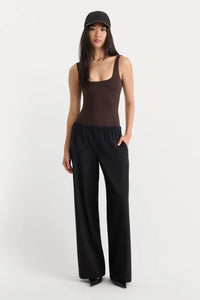 Sculpting Modern Tank Bodysuit - Espresso
