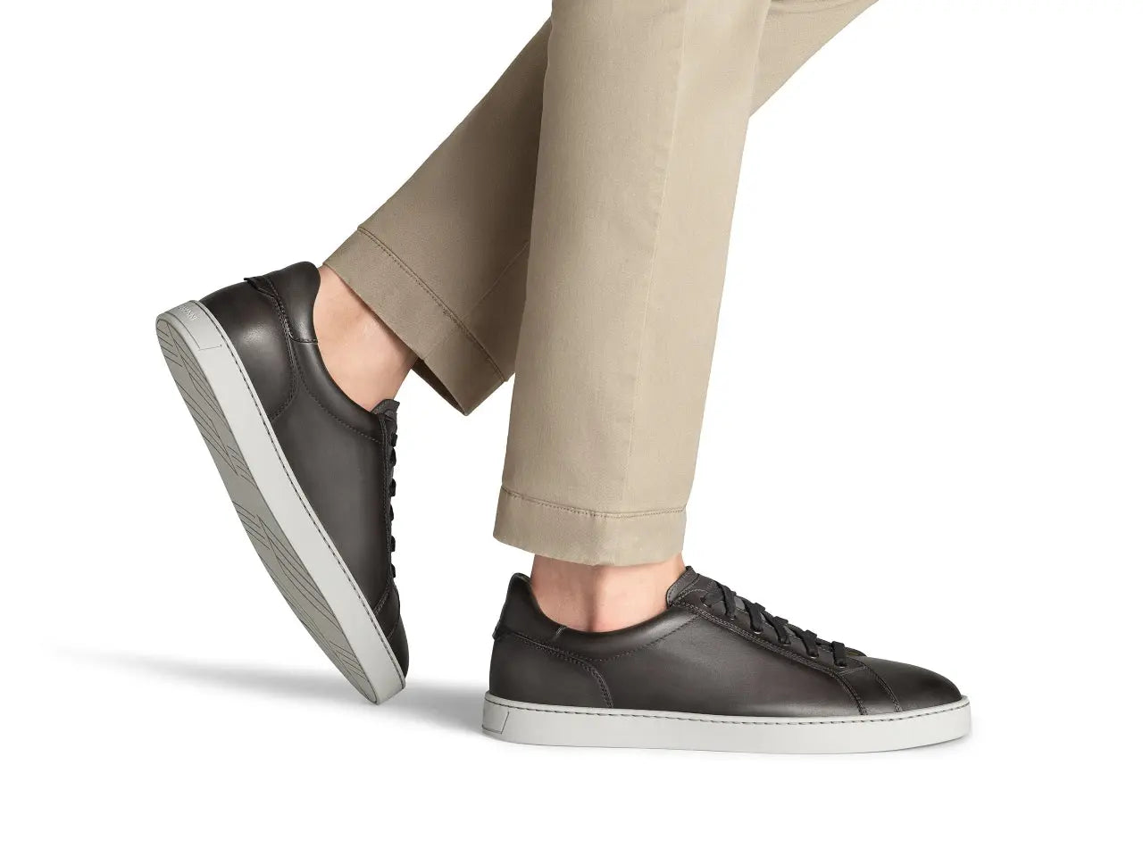 Cote Lo Stretch-Lace - Grey Magnanni
