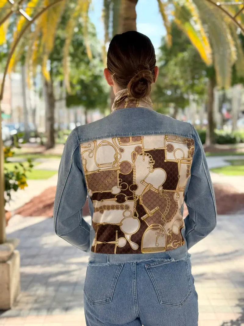 The Light Denim Jacket / Snaffle & Chains STACY BRADLEY