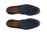 Navy Suede Venetian Loafers