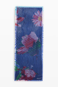 Rectangular bluestrip scarf