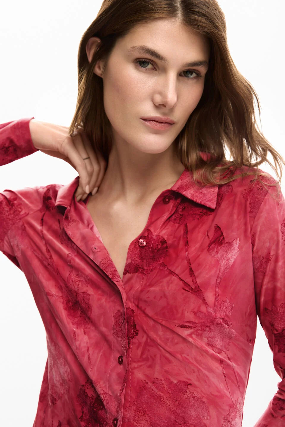 Embroidered Flowers Top