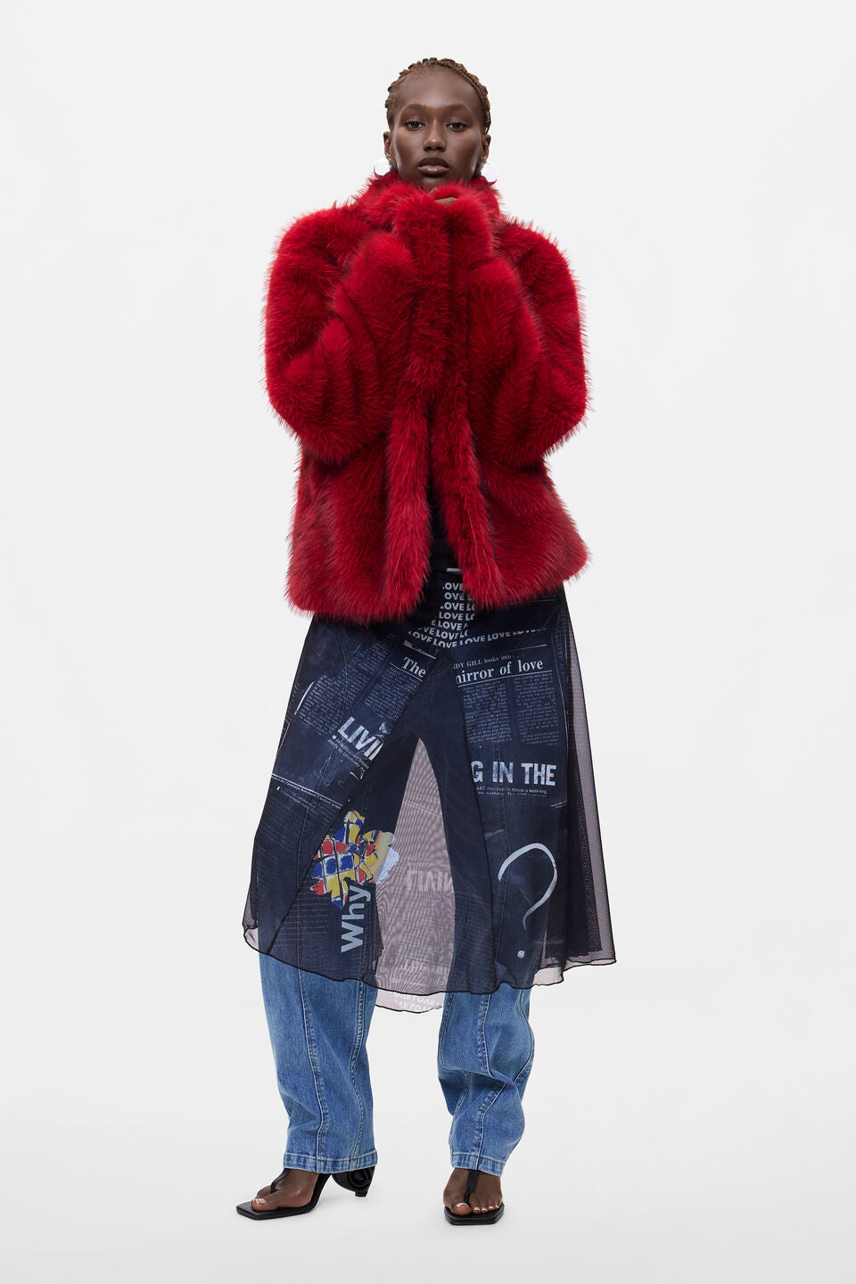 Red Fur Coat