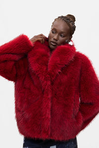Red Fur Coat