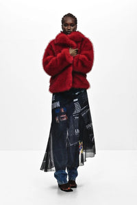 Red Fur Coat