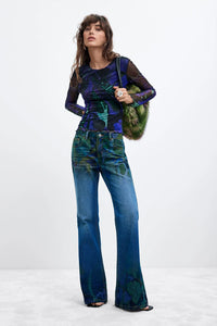 Printed tulle T-shirt M. C. Lacroix