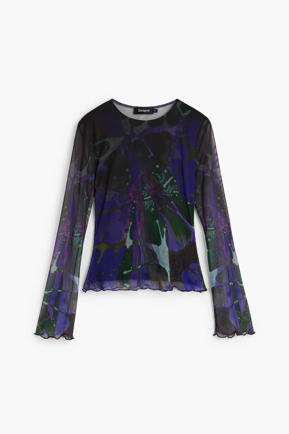 Printed tulle T-shirt M. C. Lacroix