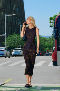 Sleeveless knit dress