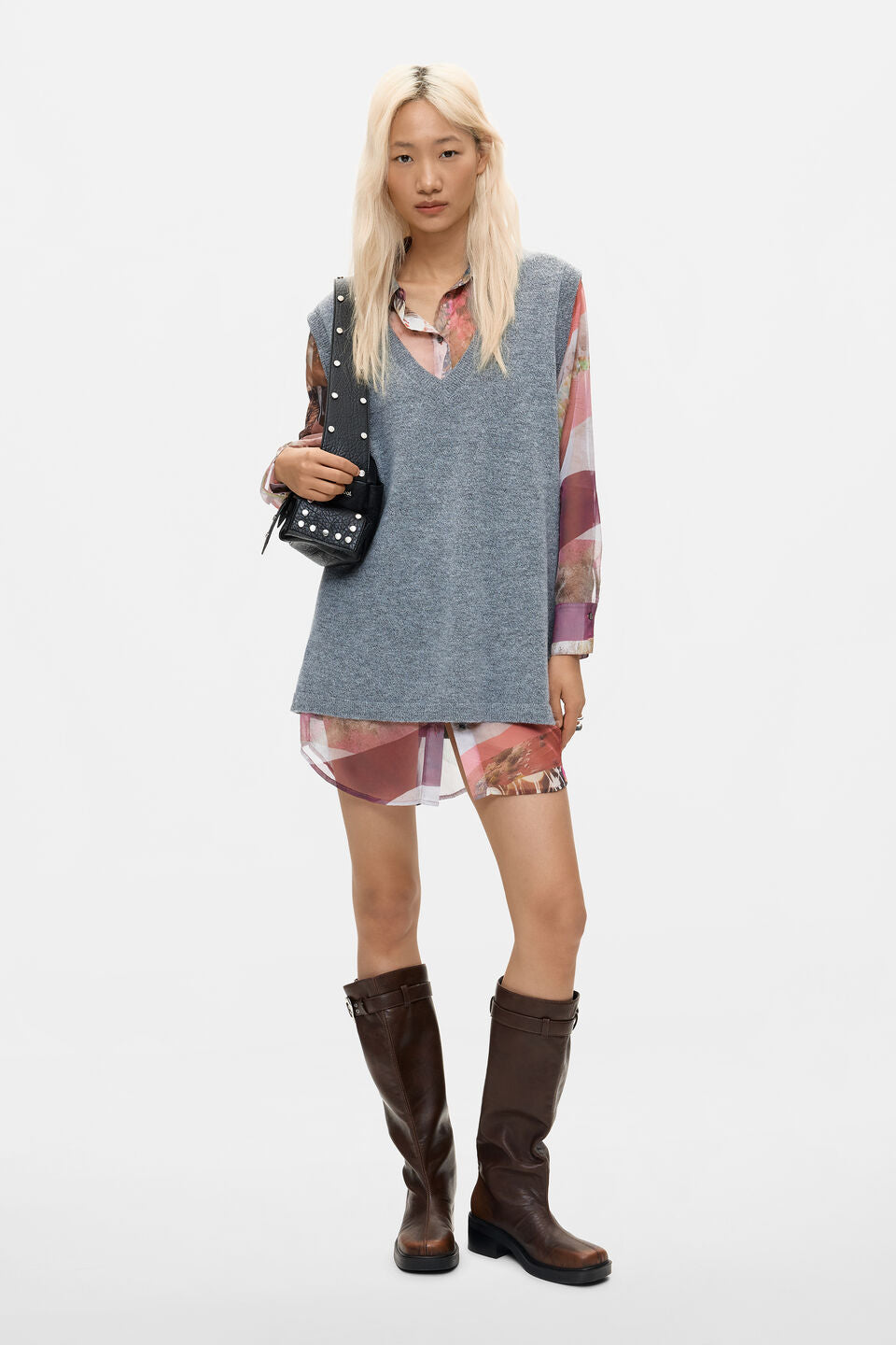 Combined Shirt Dress