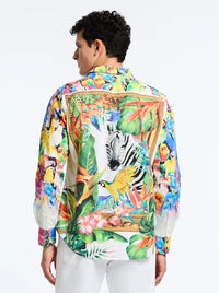 Robert Graham Limited Edition Wild Life Sport Shirt – Bold Floral Robert Graham Limited Edition Wild Life Sport Shirt – Bold Floral