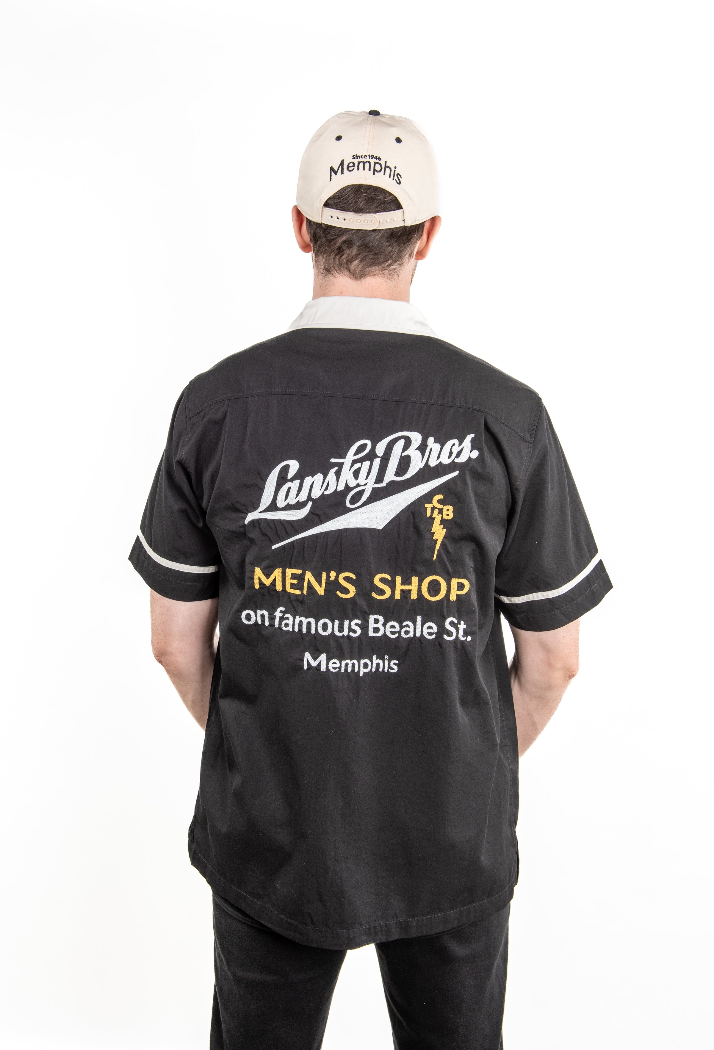 Lansky Bros. Retro Chainstitch Embroidered Shirt