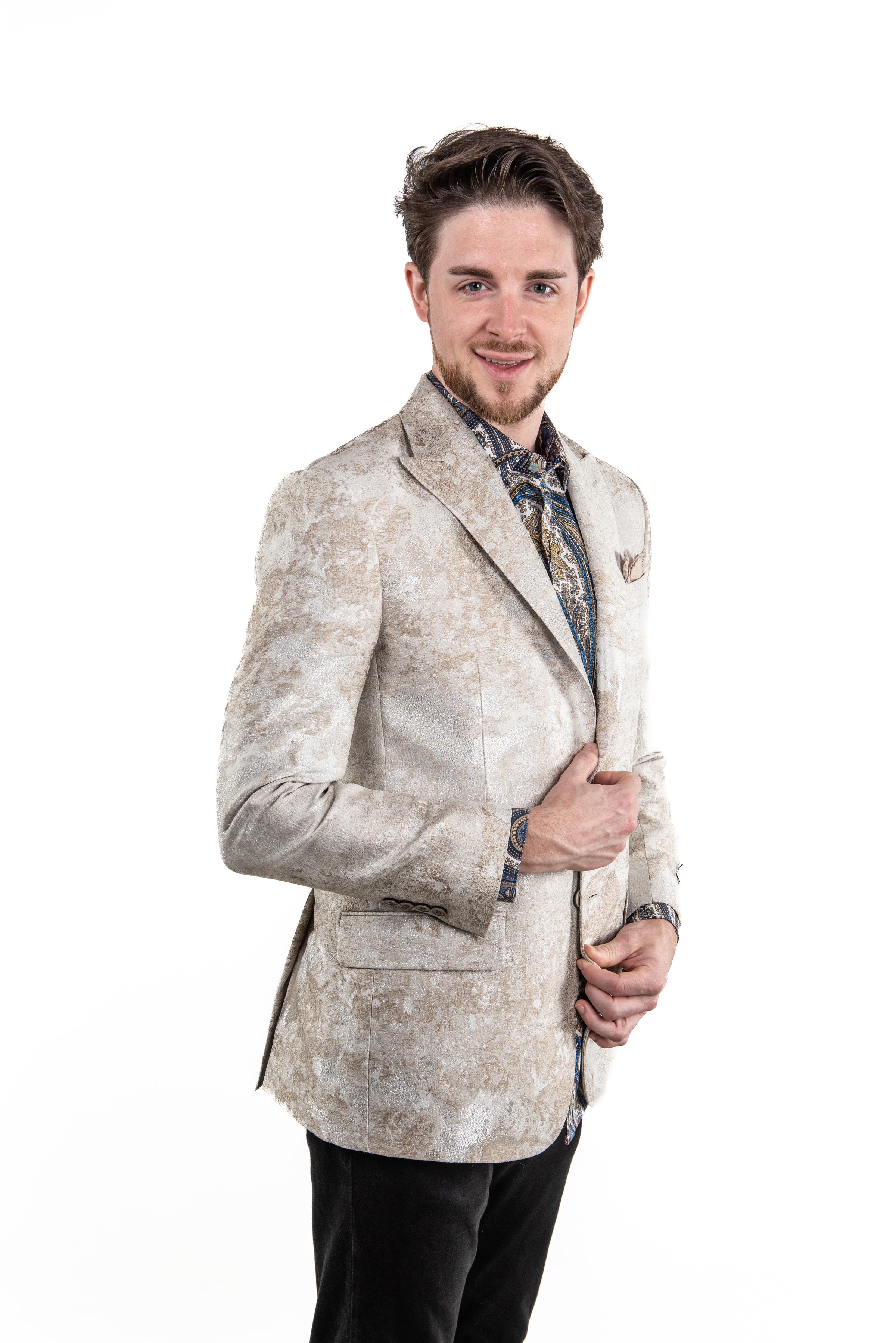 Brushed Metallic Sport Coat