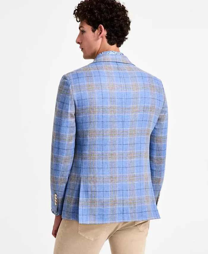 Blue Plaid Sport Coat