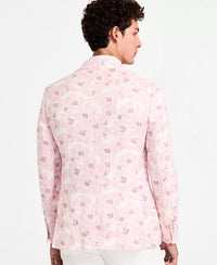 Floral Linen-Blend Sport Coat