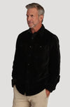 Cozy Cut Stretch Viceroy Velvet Shirt - Black True Grit