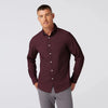 Leeward Dress Shirt - Wine Clover (ONLINE ONLY) Mizzen + Main