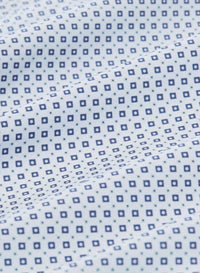 Leeward No Tuck Dress Shirt - Coastal Fjord Diamond Mosaic