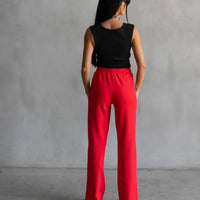 Jordan Interlock Pants Cherry Bomb