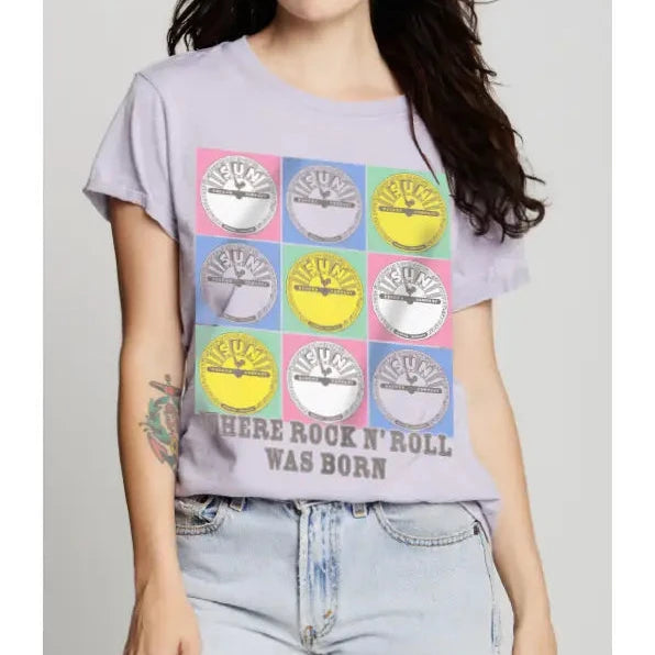 Sun Records Rock N Roll Burn Out Tee