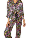 Silky Bright Animal (3/4 Sleeve w/ Pants)