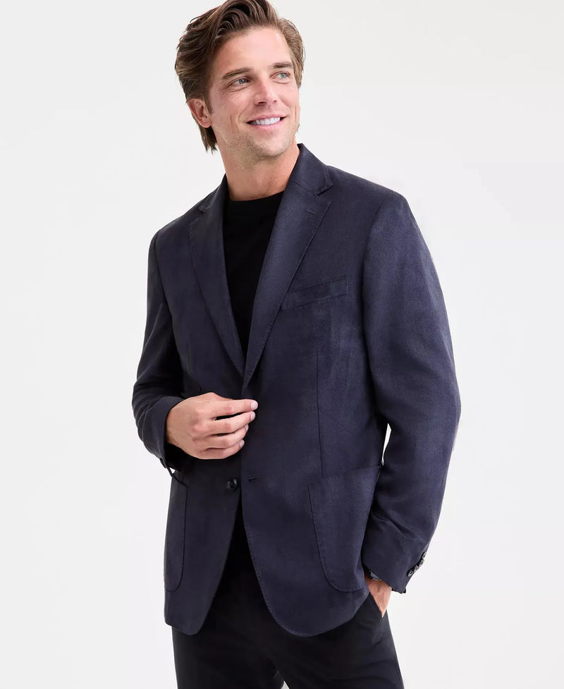 Denim Ultra Suede Sport Coat Michael Kors