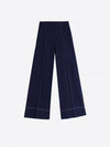 BETTINA ROMA KNIT PANTS NAVY BLUE