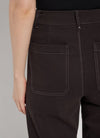 Erin Wide Leg Denim (28" Inseam)- Double Espresso