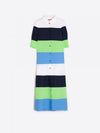 Colorblock Poplin Dress