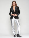 Harlow Black Shimmer Velvet Jacket Vilagallo