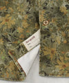 Floral Print Corduroy Sport Shirt - Brown Borgo28