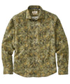 Floral Print Corduroy Sport Shirt - Brown Borgo28