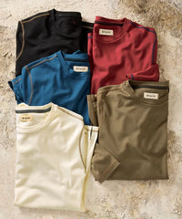 Garment-Dyed Long-Sleeve Tee - Sienna