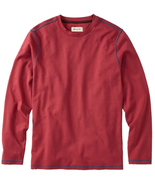 Garment-Dyed Long-Sleeve Tee - Sienna