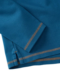 Garment-Dyed Long-Sleeve Tee - Storm Blue