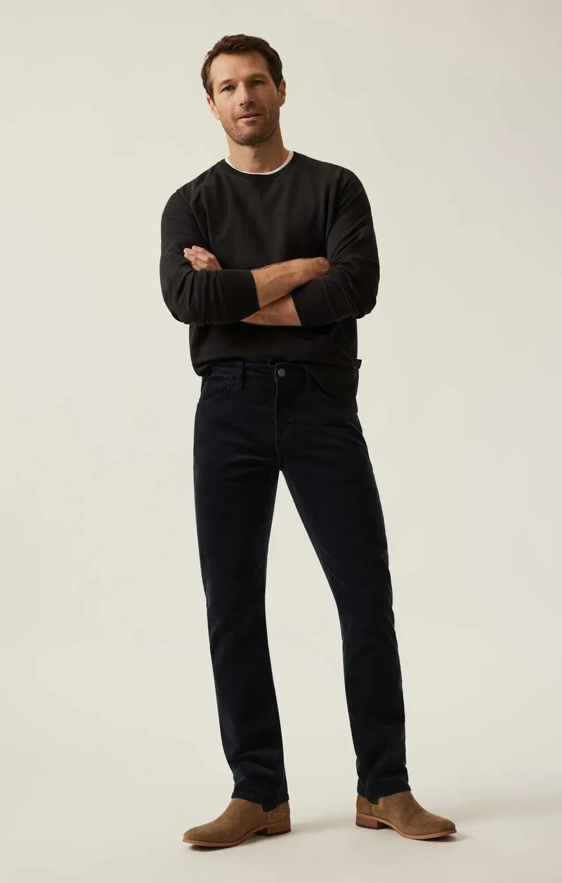 Relaxed Straight Pants - Navy Cord 34 Heritage