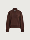 Sally Half-Zip Sweat - Coffee Bean Marl VARLEY