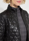 Brooklyn Quilted Vegan Leather Jacket